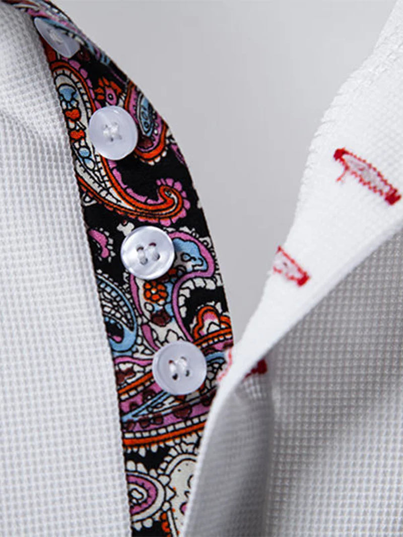 Paisley Block Business Polo