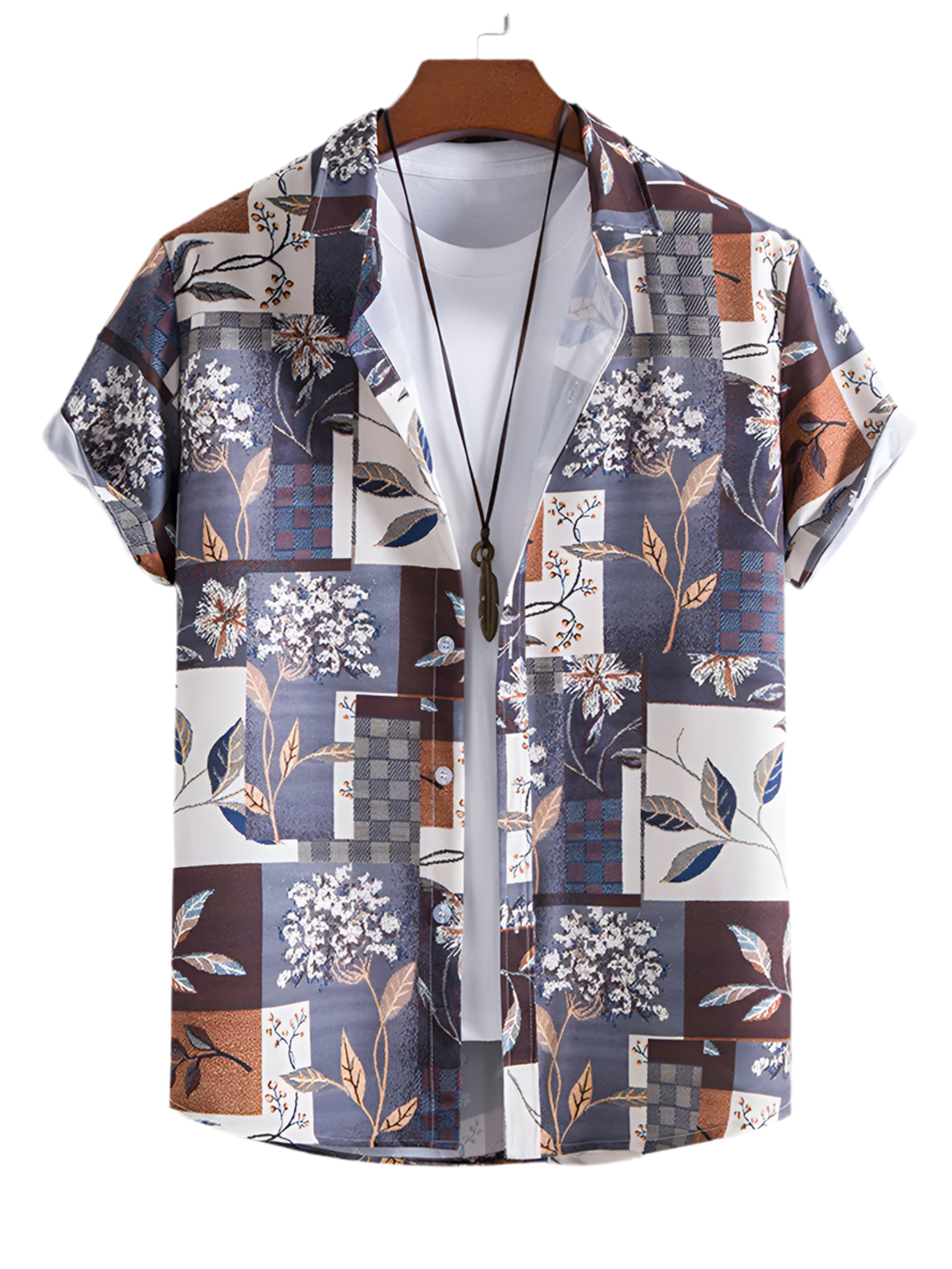 Men's Retro Maple Leaf Breeze Shirt