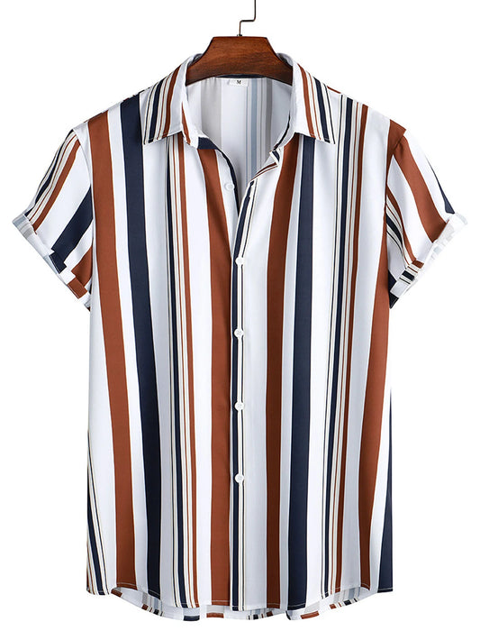 Vibrant Stripe Pop Shirt