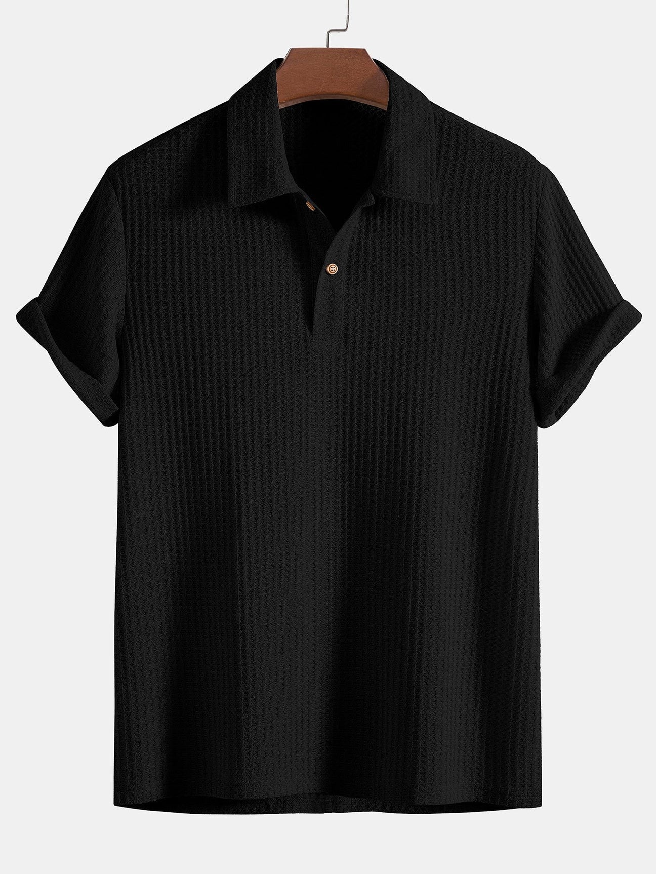 Waffle Knit Polo