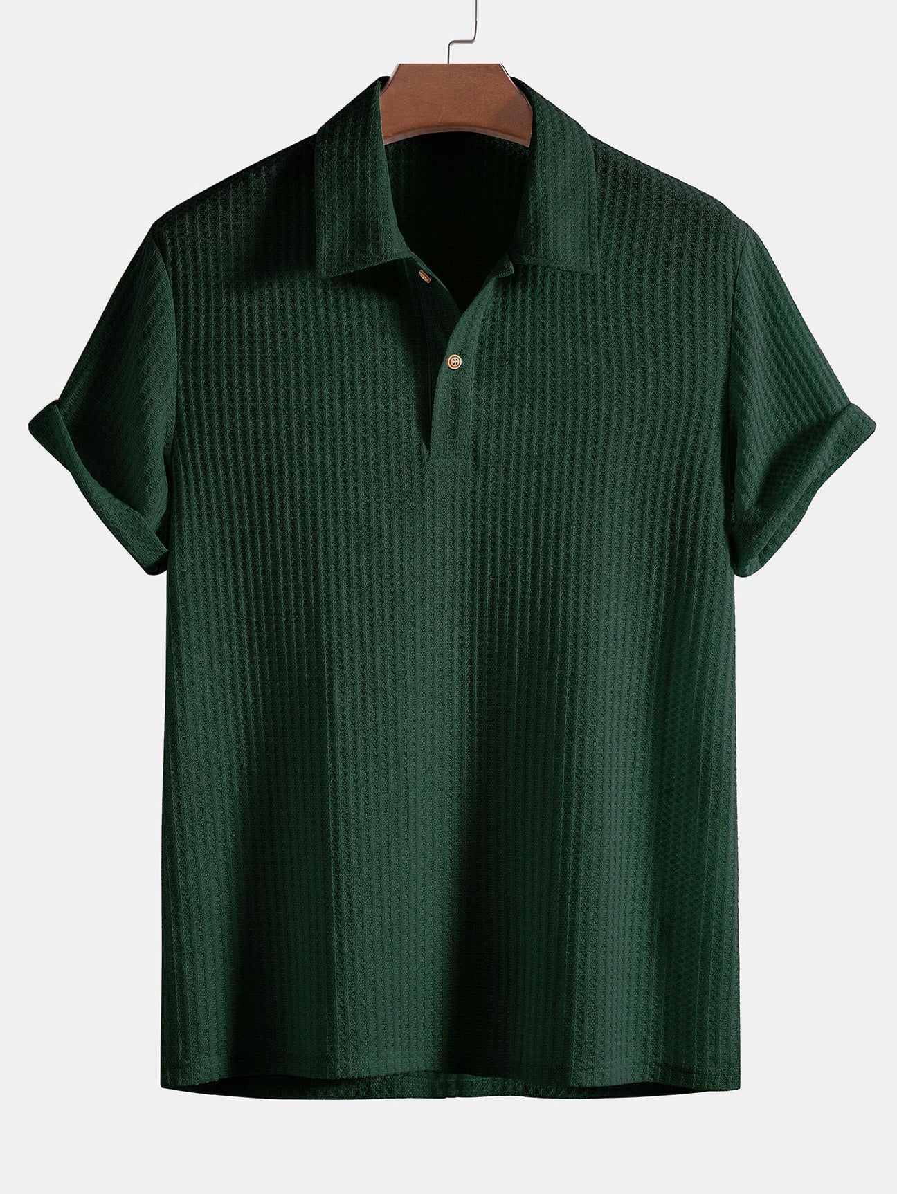 Waffle Knit Polo