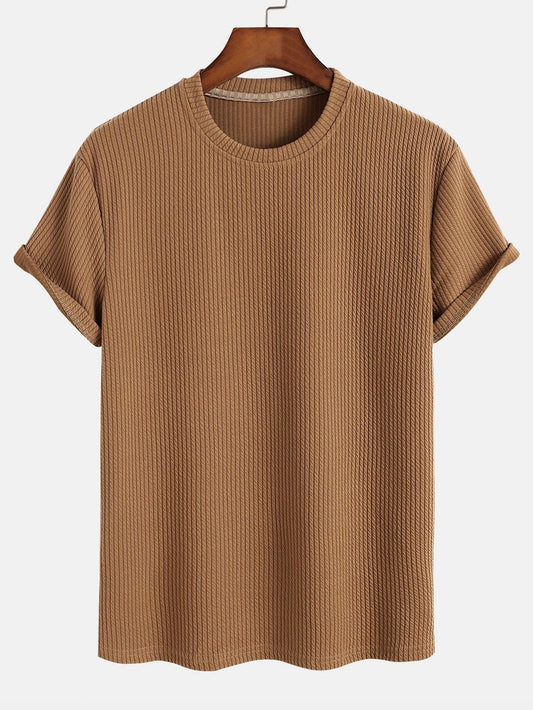 Essential Textured Crew T-Shirt