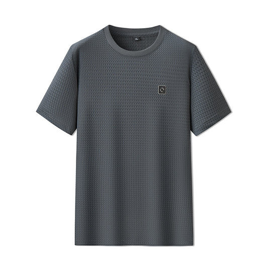 Men's Arc Hem Waffle Knit T-Shirt