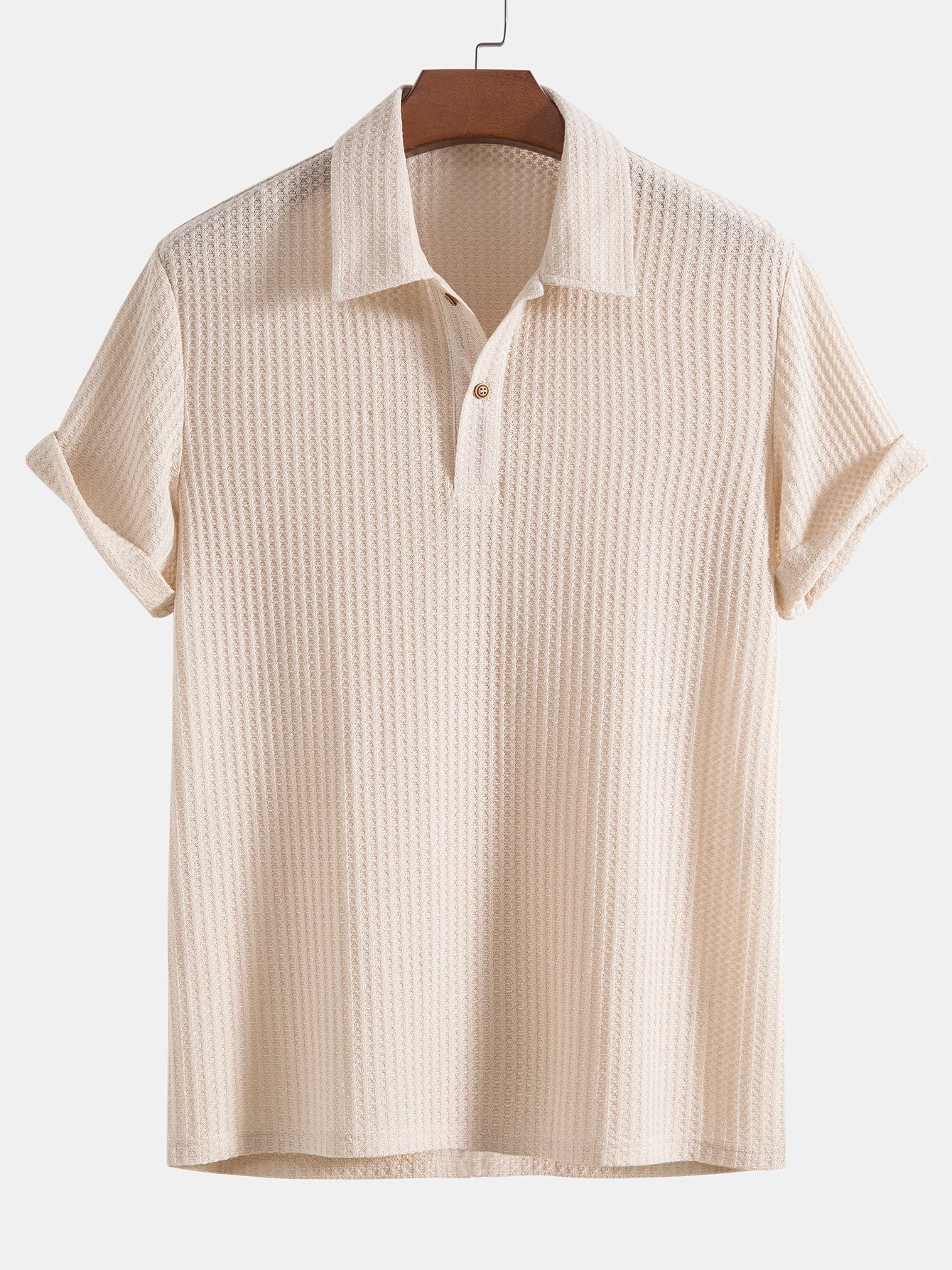 Waffle Knit Polo